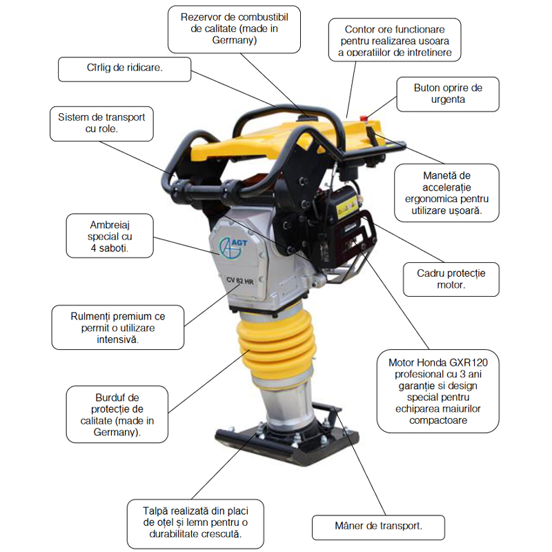 Mai compactor tip CV82HR