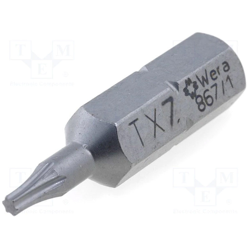 Vart torx T7, 1/4