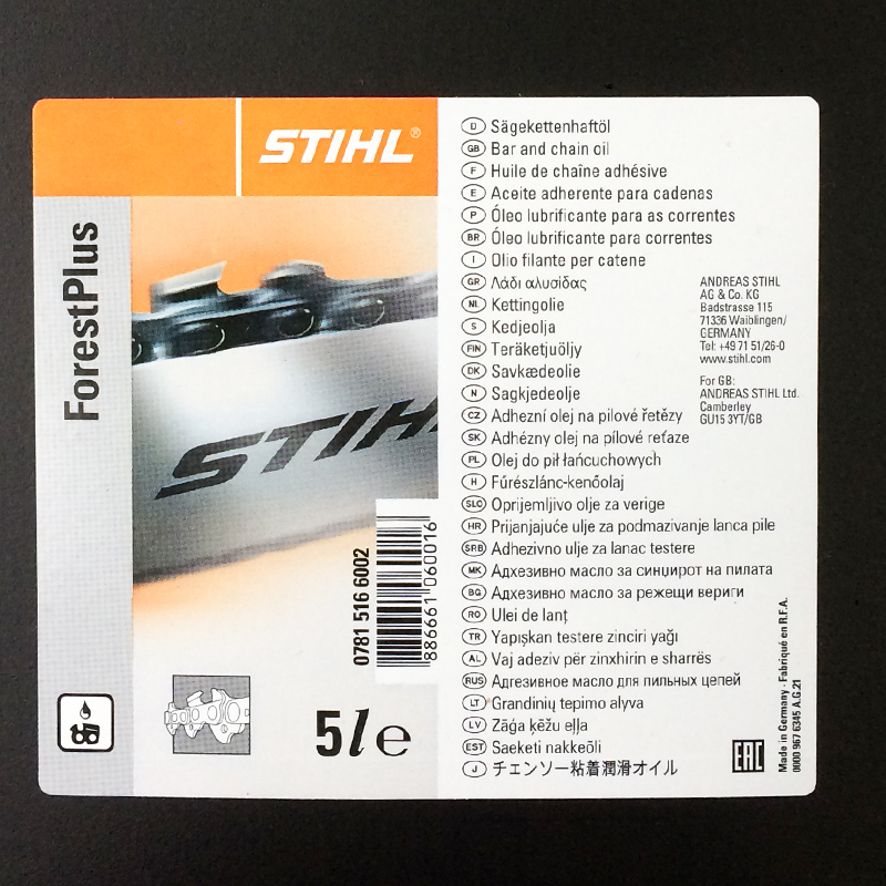 Ulei de lant STIHL FOREST PLUS, 5L