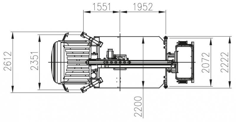 Nacela telescopica montata pe autosasiu tip P16T9