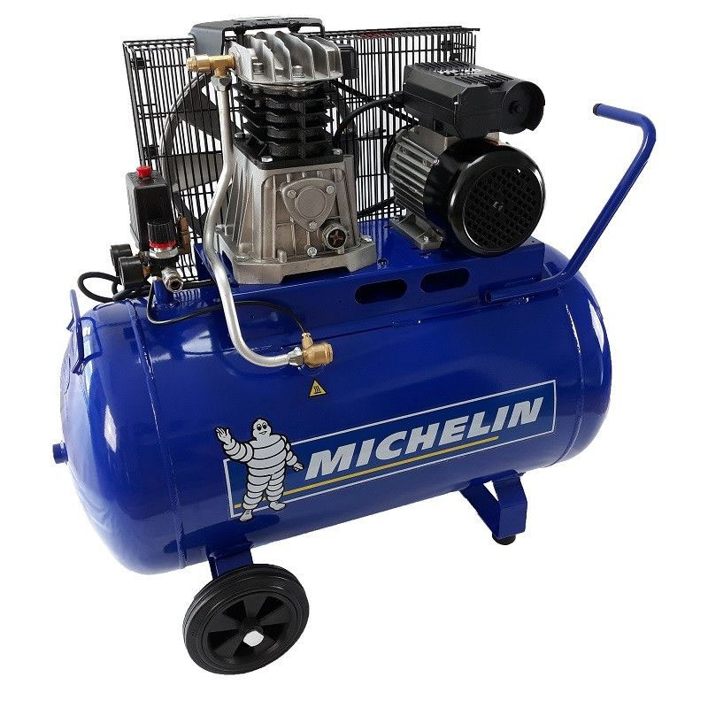 Compresor monofazat profesional, 100l, 250l/min, MICHELIN MB100