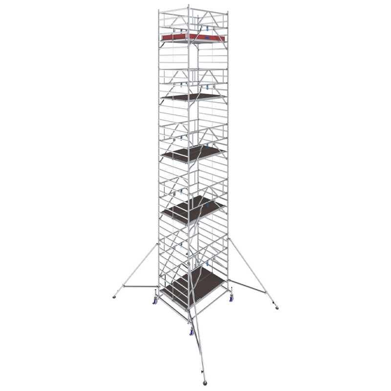 Schela mobila Stabilo S50 1,5 x 2m, aluminiu, inaltime lucru 11.4m, inaltime max. platforma 9.4m