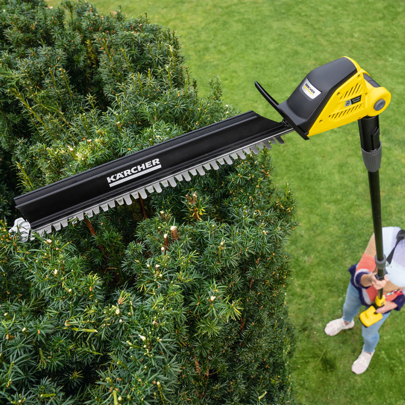 Foarfeca de tuns gard viu cu acumulatori 18V, 2.5Ah, telescopica, Karcher, tip PHG 18-45