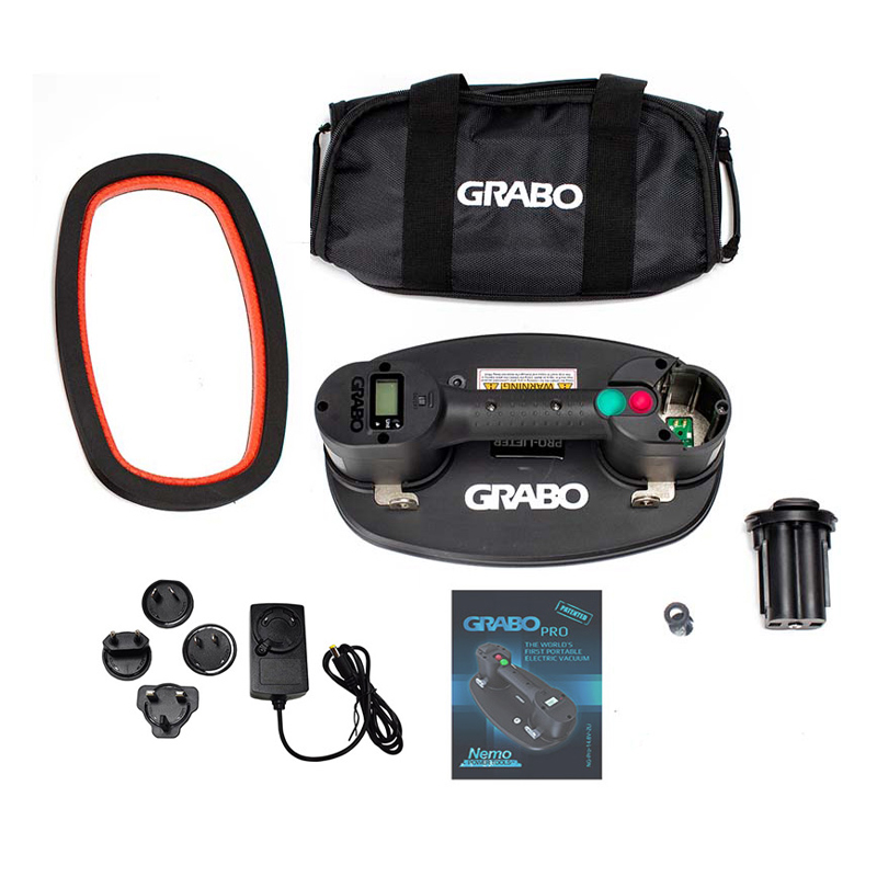 Ventuza electrica cu vacuum GRABO PRO, set 1 acumulator, 1 garnitura