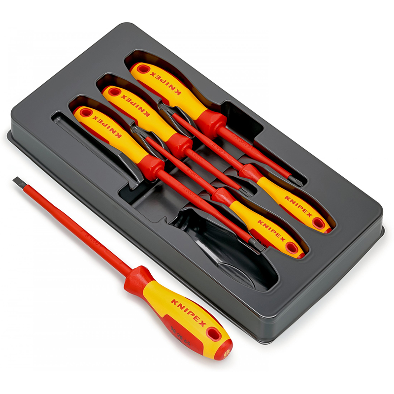 Set 6 surubelnite KNIPEX, izolate VDE 1000V