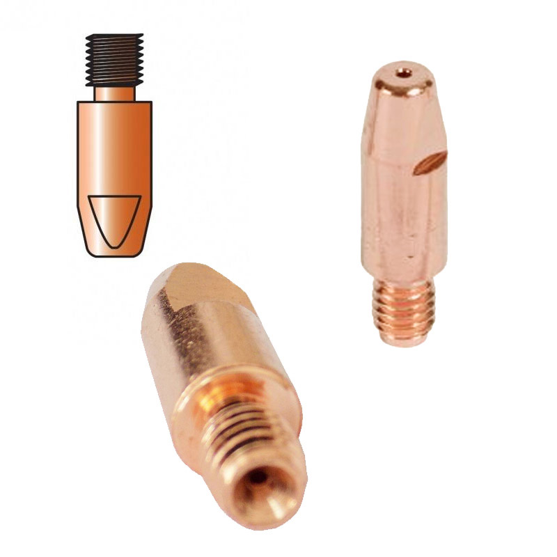 Duza de contact pentru sarma sudura de Ø 1.0 mm aluminiu si flux, M6, sudura MIG/MAG, TELWIN