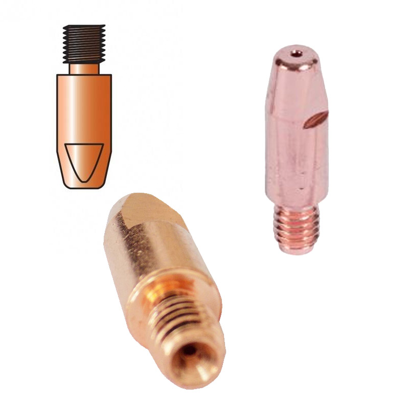 Duza de contact pentru sarma sudura de Ø 0.8 mm aluminiu si flux, M6, sudura MIG/MAG