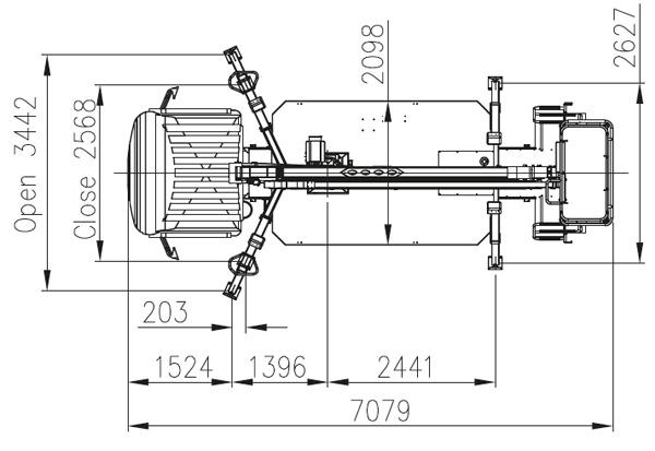 Nacela telescopica montata pe autosasiu tip P21T10