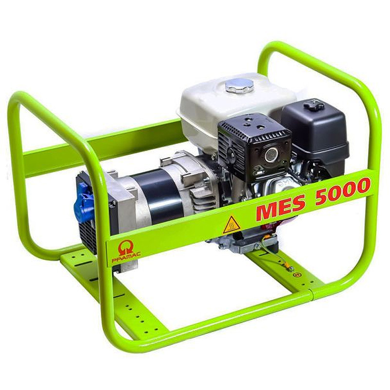 Generator de curent monofazat, 4.6 kW, motor Honda, PRAMAC tip MES5000