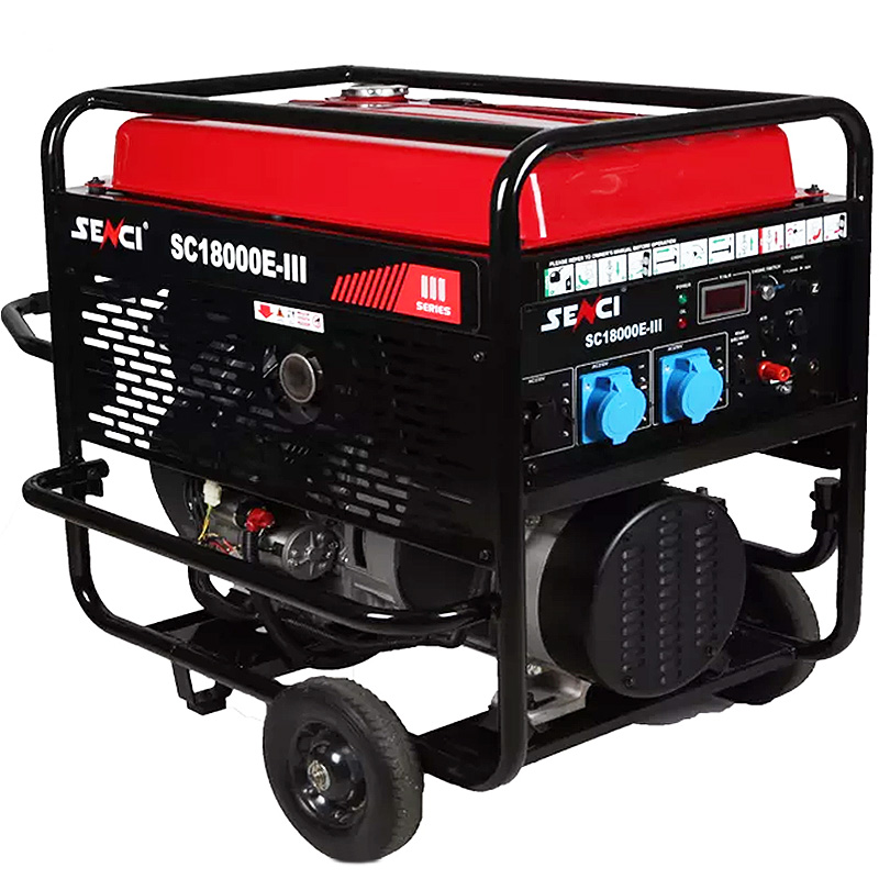 Generator de curent monofazat, pornire electrica, 17 kW, tip SC18000-ATS