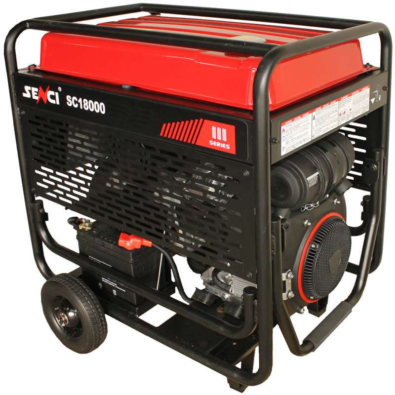 Generator de curent monofazat, pornire electrica, 17 kW, tip SC18000-ATS