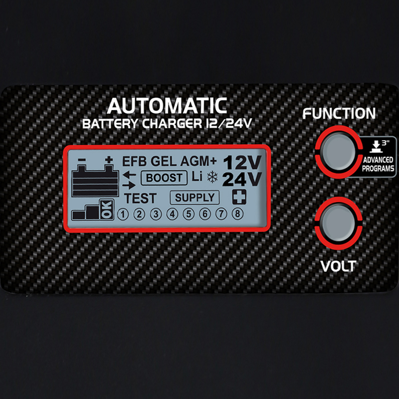 Redresor automat cu functie de mentinere si regenerare 12-24V PULSE 30 EVO