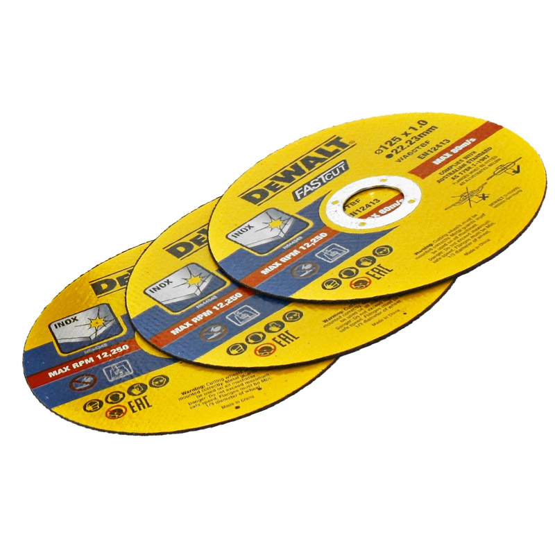 Disc taiere inox DeWalt DT20540-QZ High Performance FASTCUT - 125x1.0 mm