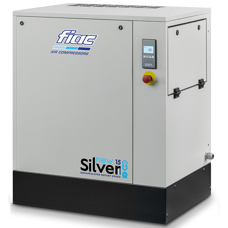 Compresor cu surub FIAC NEW SILVER 15 | 13 bar, 1150 l/min, 15CP - compresor industrial