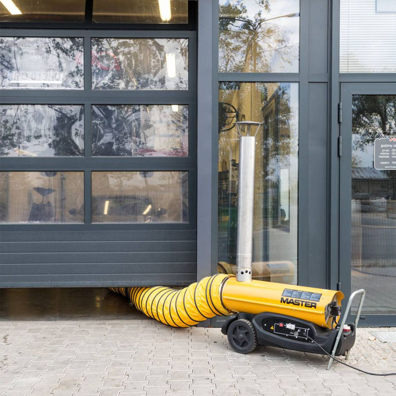 Încălzitor cu motorină MASTER BV 110 - 34kW, ardere indirecta, generator aer cald industrial