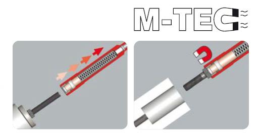 Set 6 chei tubulare cu maner tip surubelnita FELO, izolate 1000V Ergonic M-Tec