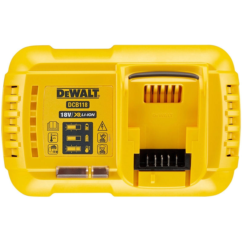 Incarcator rapid 4 porturi multi-voltaj DEWALT, XR 10.8 - 14 - 18V si Flexvolt 54V, 8A