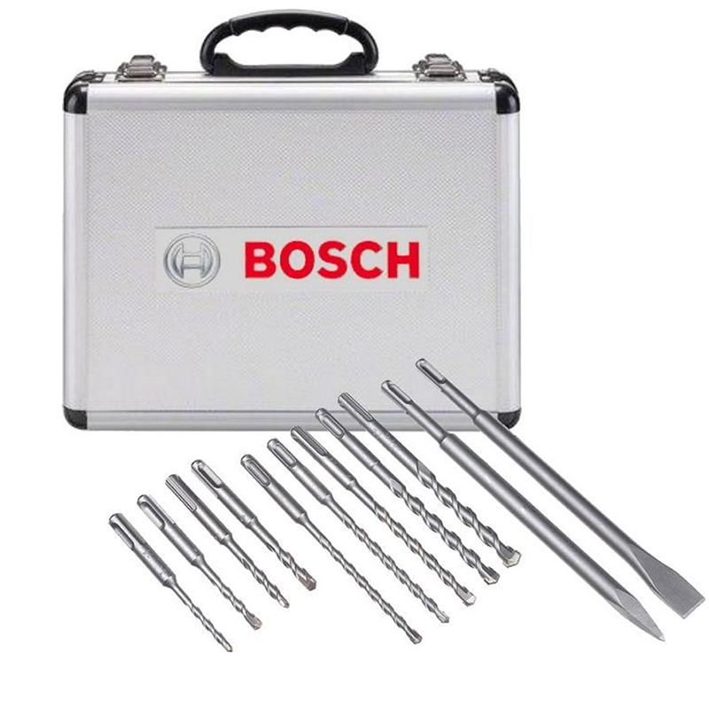 Set burghie mixte SDS plus, 11 piese, Bosch