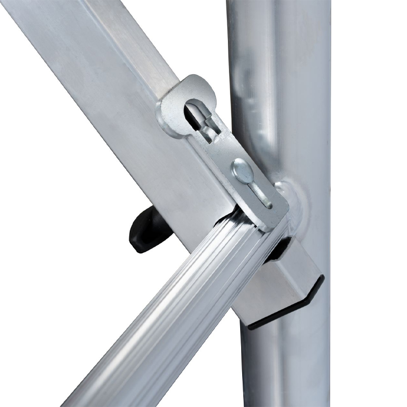 Schela Protec 0,6 x 2m, aluminiu, inaltime lucru 5.3m, inaltime schela 4.45m, inaltime platforma 3.3m (0+2+4)