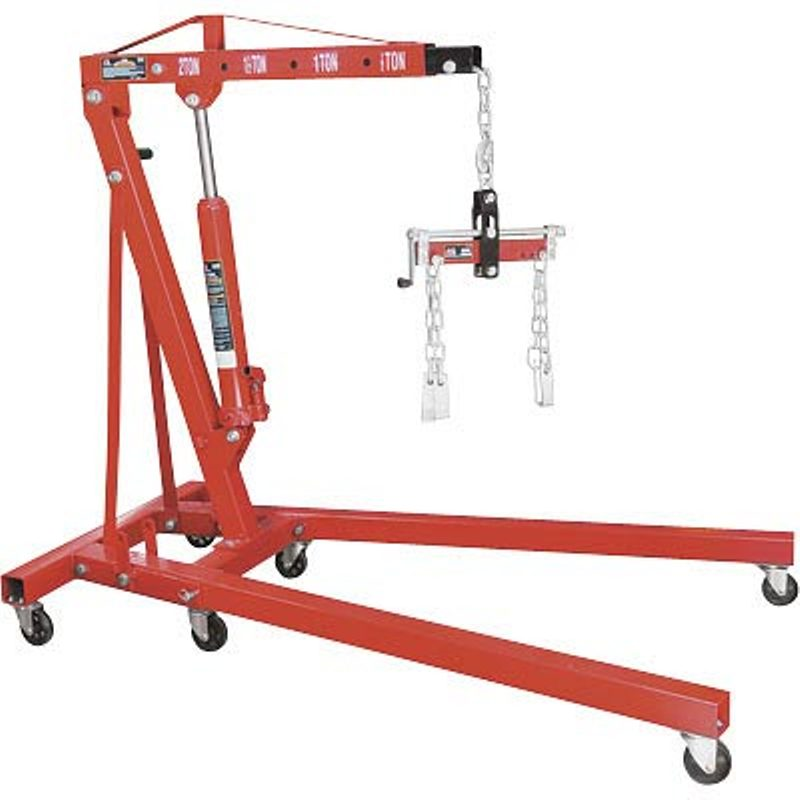Macara-girafa hidraulica profesionala pliabila 2t, Big Red