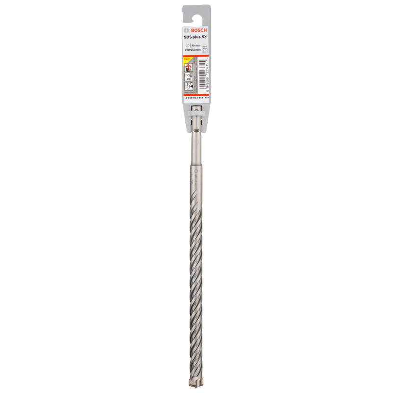Burghiu SDS-Plus-5X, 14x200x260 mm, BOSCH
