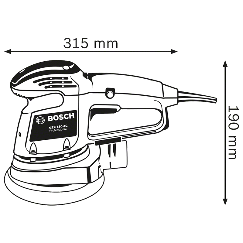 Slefuitor cu excentric tip GEX 34-150