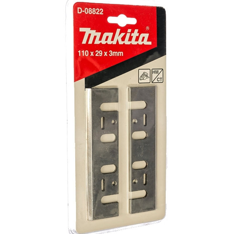 Set 2 cutite pentru rindea, 110 mm, reascutibile, cu carburi metalice, D-08822