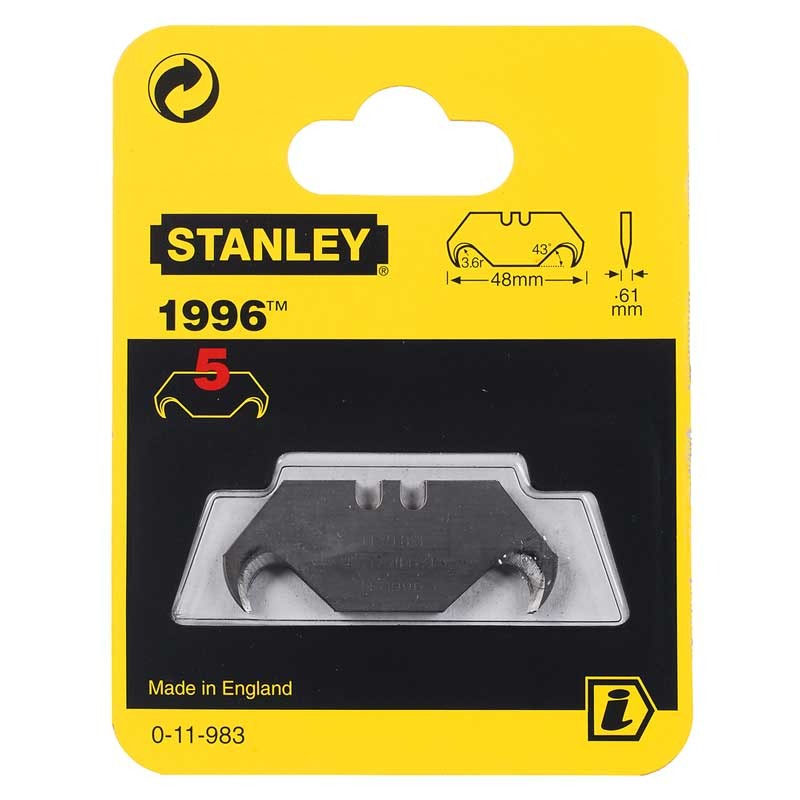 Set 5 lame cu cioc model 1996, Stanley 0-11-983