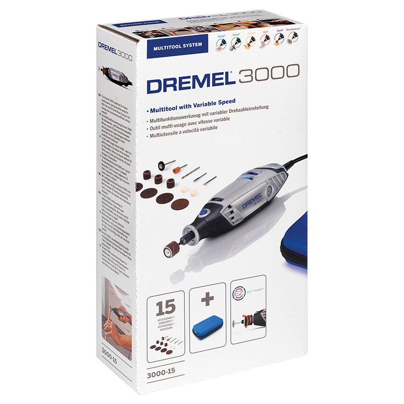 Minifreza Dremel 3000, 15 accesorii