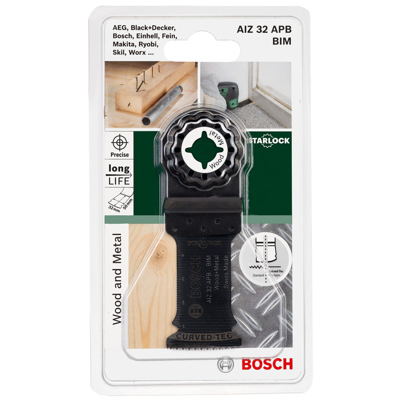 Lama (panza) pentru masini multifunctionale (fierastraie electrice), 50x32 mm, tip Starlock BIM AIZ 32 APB