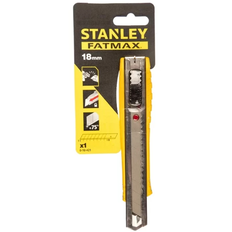 Cutit (cutter) Stanley FATMAX cu lama lunga, 152 mm, latime lama 18 mm