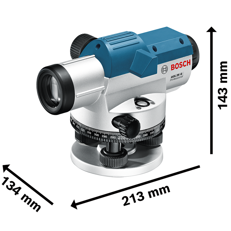 Nivela optica Bosch, tip GOL 26 G cu stativ BT 160 si mira GR 500