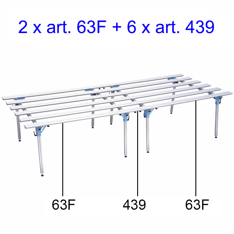 Piesa de legatura pentru mesele de lucru din aluminiu Sigma