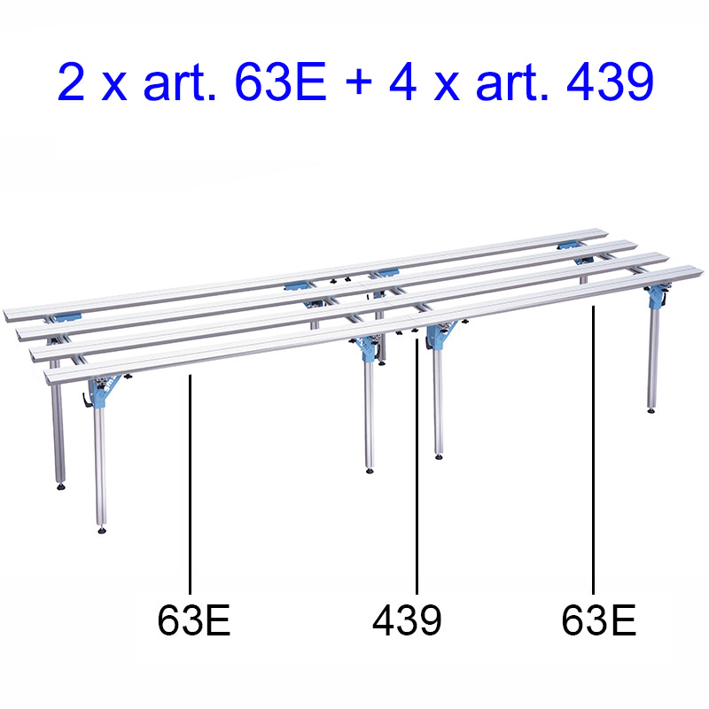 Piesa de legatura pentru mesele de lucru din aluminiu Sigma