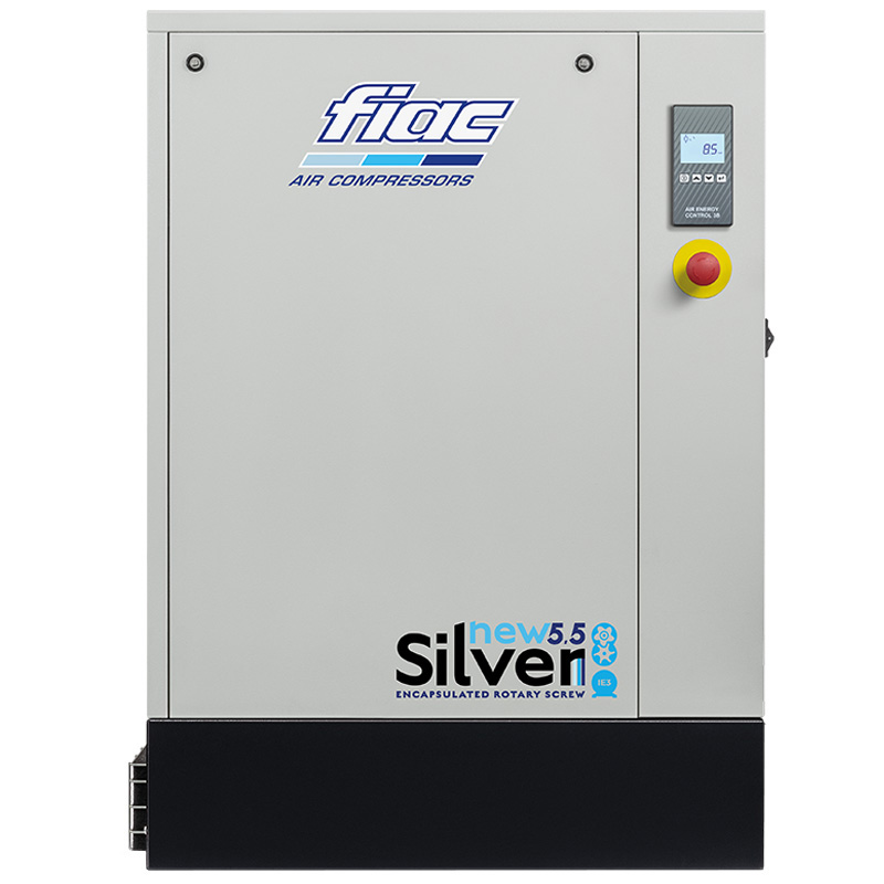 Compresor cu șurub FIAC NEW SILVER 5.5 | 10 bar, 511 l/min, 5.5 CP - compresor industrial