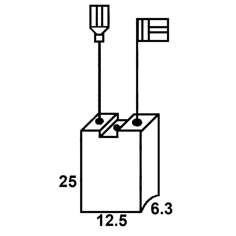 Set perii colectoare pentru BOSCH, Würth