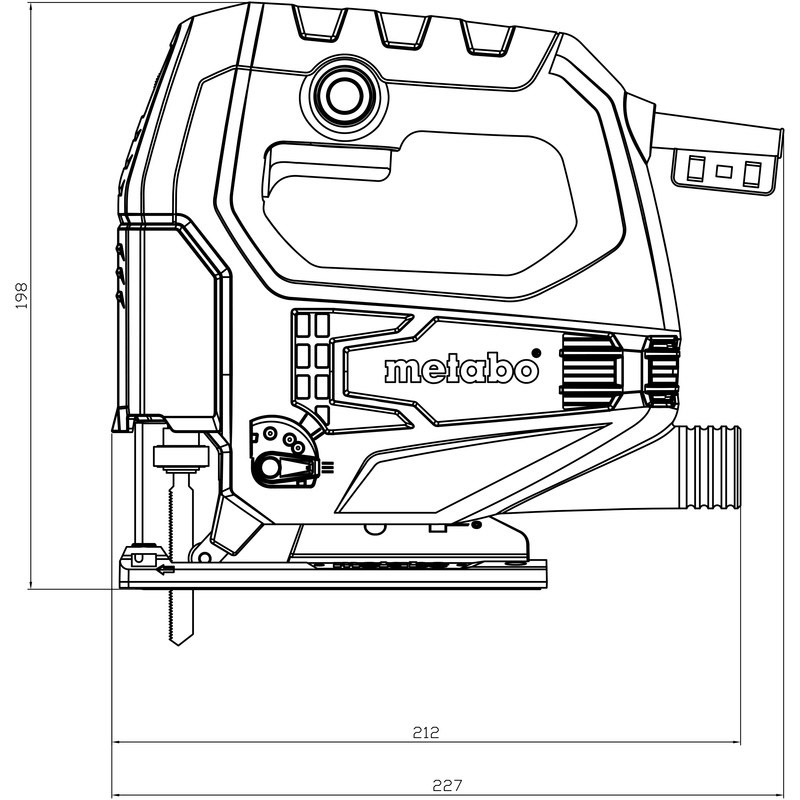 Fierastrau vertical (pendular) METABO, tip STEB 65 QUICK