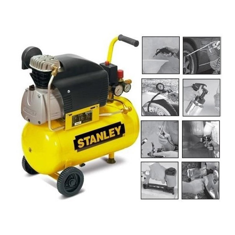 Compresor aer profesional Stanley, 24 l, tip D 211/8/24