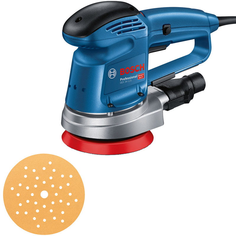 Slefuitor cu excentric BOSCH GEX 34-125, 125 mm, 340 W
