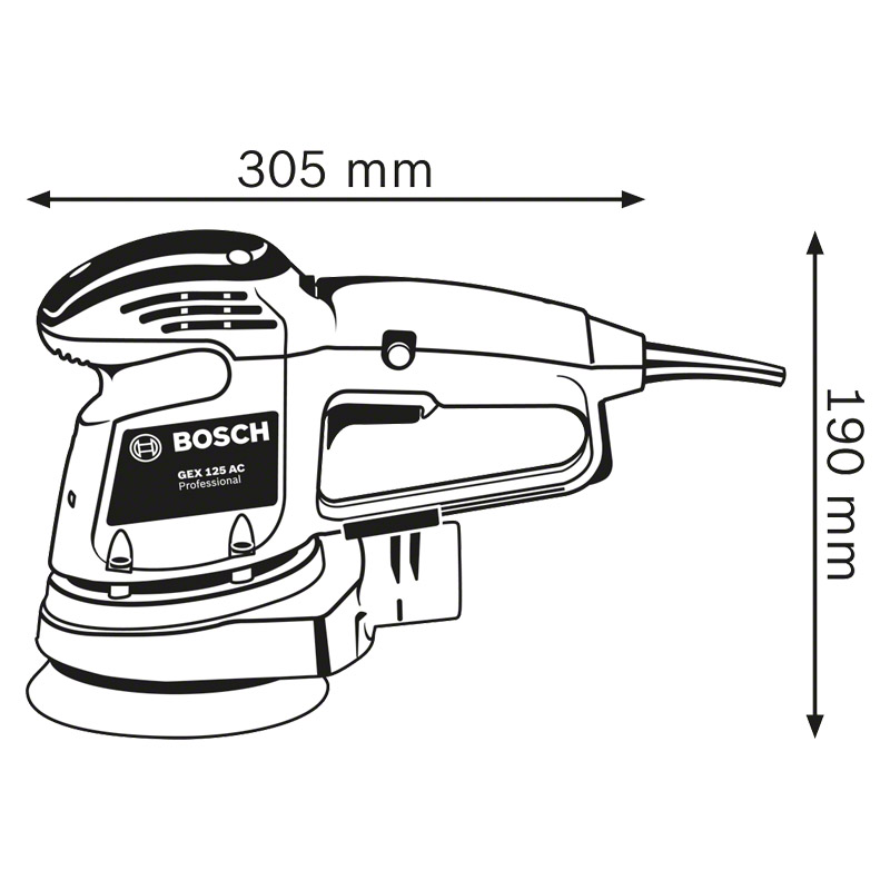 Slefuitor cu excentric tip GEX 34-125