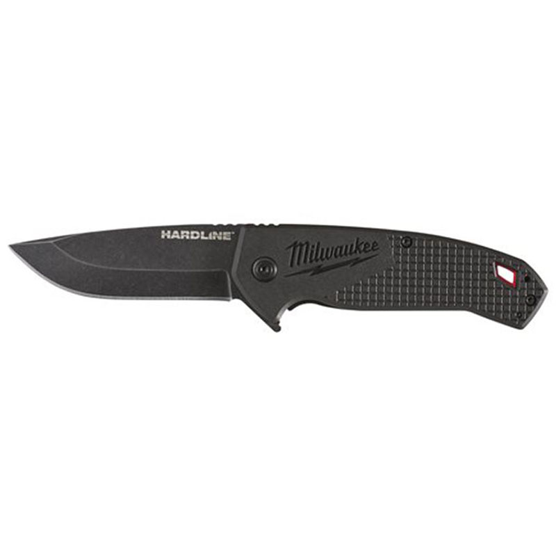 Cutit utilitar pliabil (briceag) cu lama neteda 75 mm, Milwaukee HARDLINE™