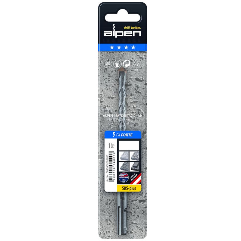 Burghiu SDS-Plus F4, 8x150x210 mm