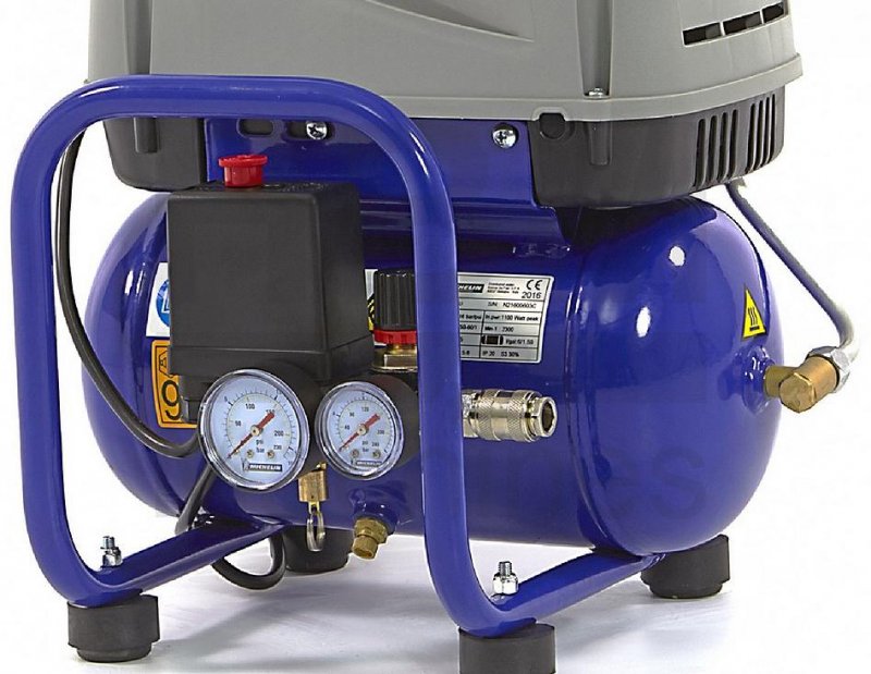 Compresor fara ulei MICHELIN MB6U, 160l/min, 1.5CP, 6l, silentios