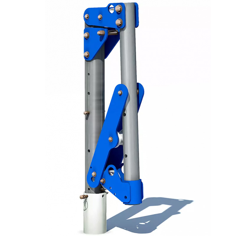Macara pivotanta de coborare/ridicare TRACTEL Davitrac 18m, max. 500kg, picioare mobile