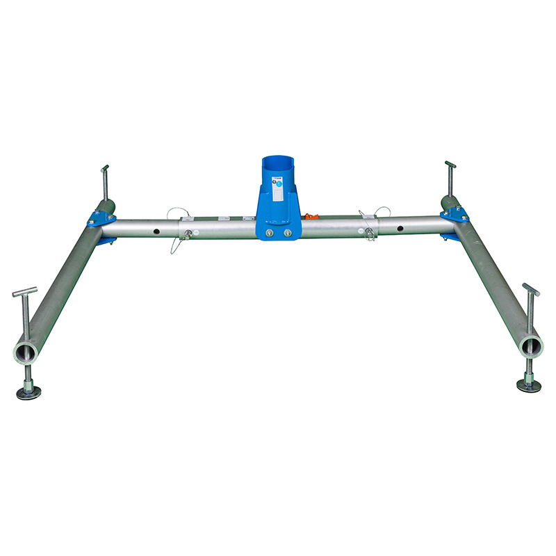 Macara pivotanta de coborare/ridicare TRACTEL Davitrac 18m, max. 500kg, picioare mobile