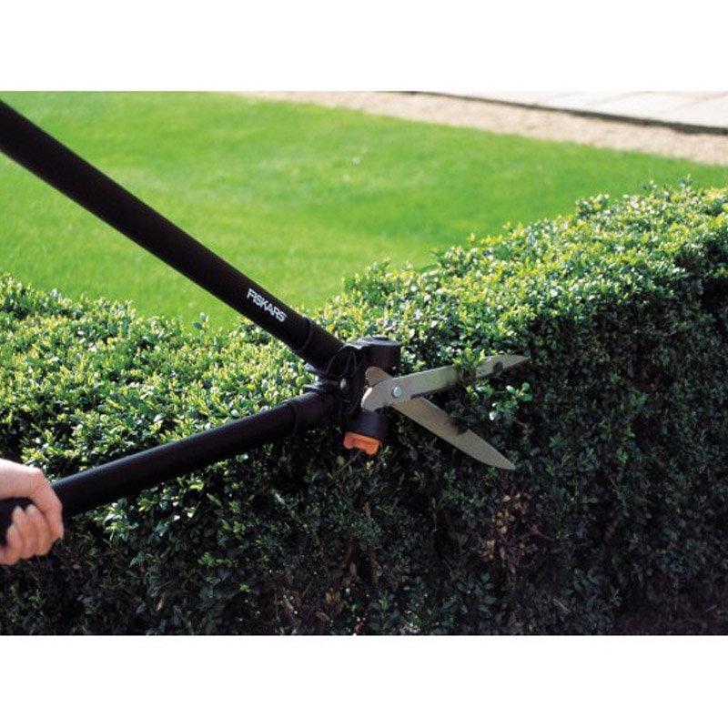 Foarfeca pentru gazon si gard viu, parghie de forta, Fiskars tip PowerLever™ GS53, 900mm