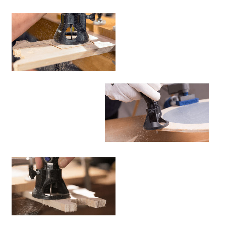 Set 3 freze/burghie de taiat, MULTI 561, pentru lemn moale, gips-carton si plastic, DREMEL