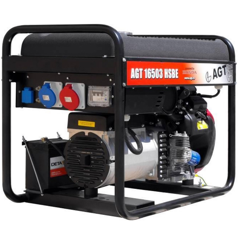 Generator trifazat benzina tip AGT 16503 HSBE R45