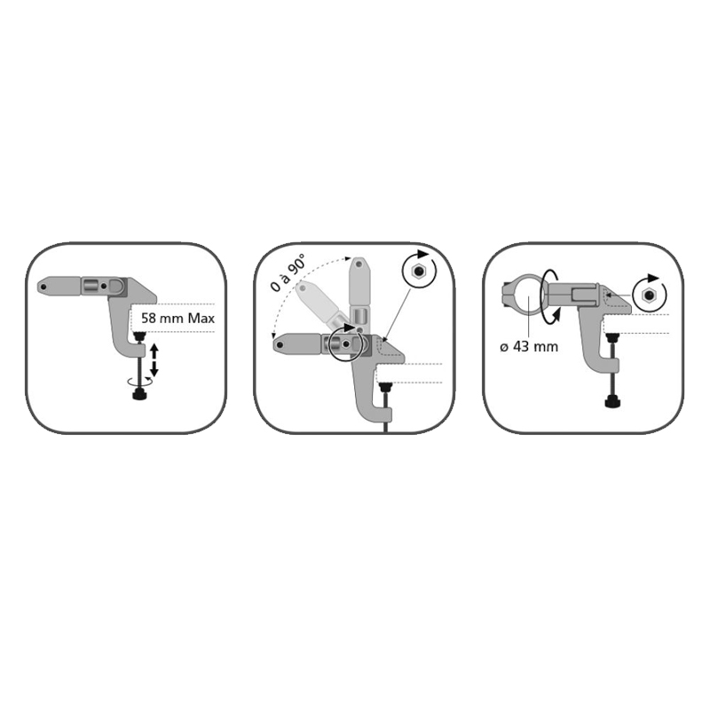 Menghina pentru masinile de gaurit, tip DSM43