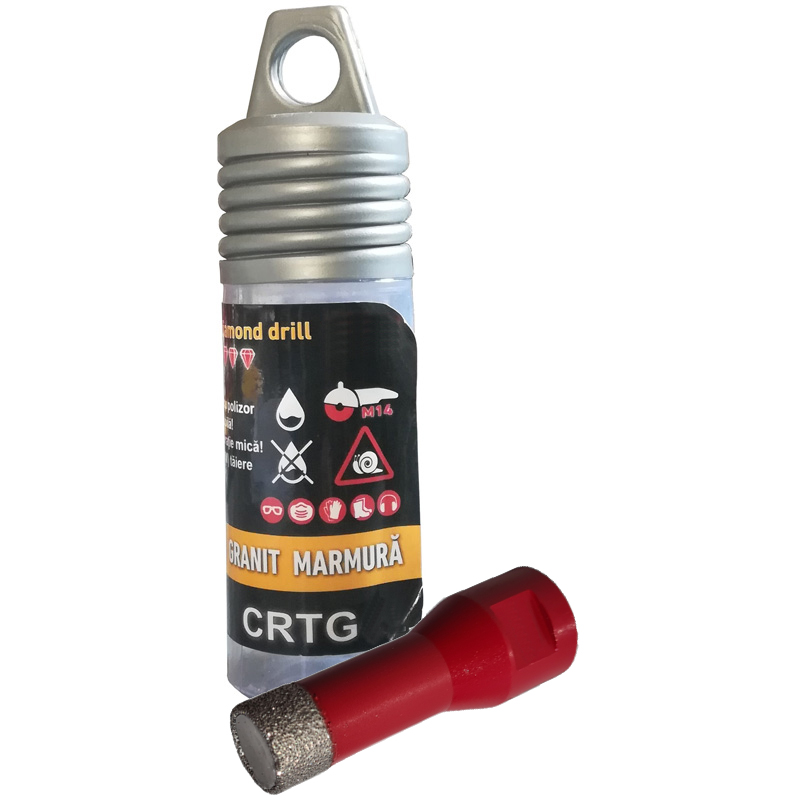 Carota diamantata pentru placi ceramice, 16mm, prindere M14, DIATECH